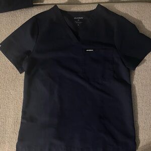 Januu navy XS top and XSP pants